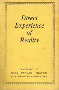 Direct Experience of Reality