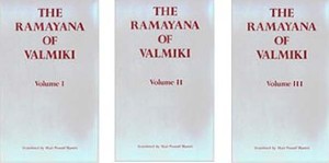 Ramayana of Valmiki, The 3 Vol. Set